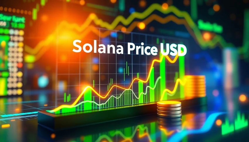 Visualize the emerging trends in Solana price USD, representing a dynamic crypto investment opportunity.